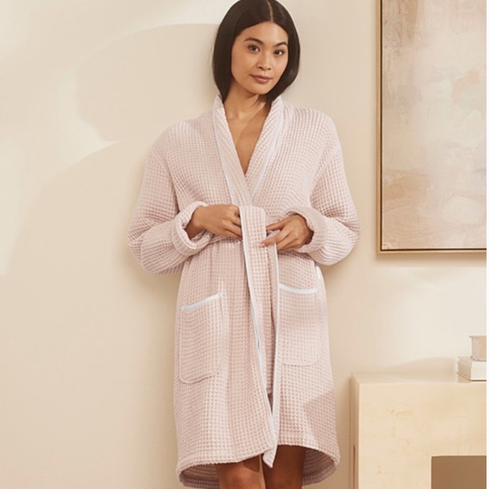 Boll & Branch luxury women’s waffle robe S